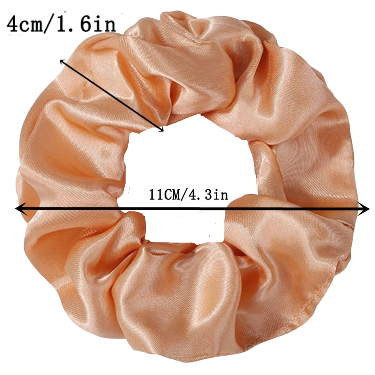 12pcs Colorful Satin Scrunchies - Comfy And Simple Hair Accessories For Women And Girls