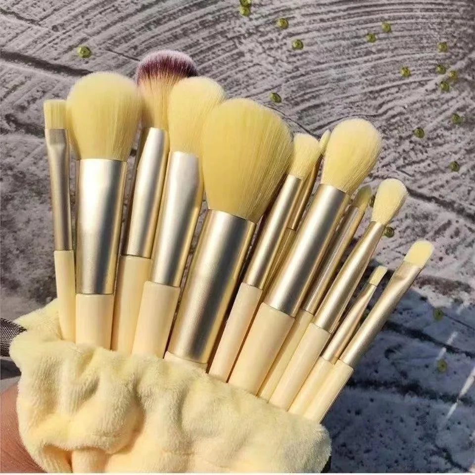 10-13Pcs New Makeup Brushes Set For Cosmetics Powder Foundation Blush  Kabuki Blending Makeup Beauty Tools  Brochas Maquillaje