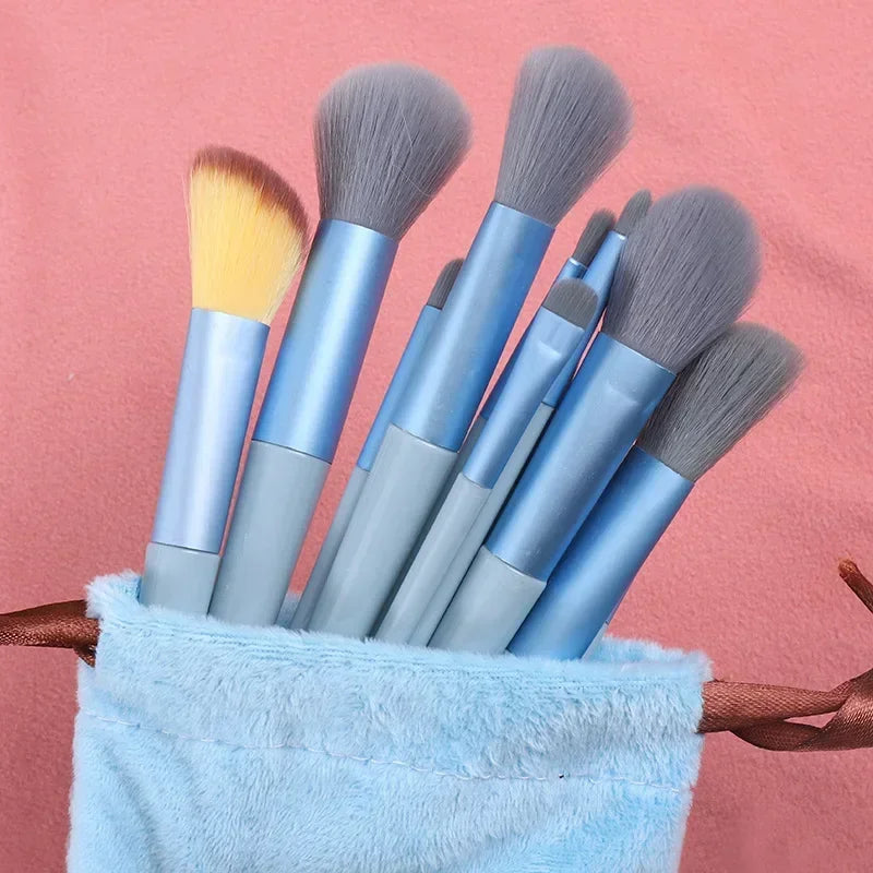 13 Pcs Makeup Brushes Set Eye Shadow Foundation Women Cosmetic Powder Blush Blending Beauty Make Up Tools For Beginner Hotting