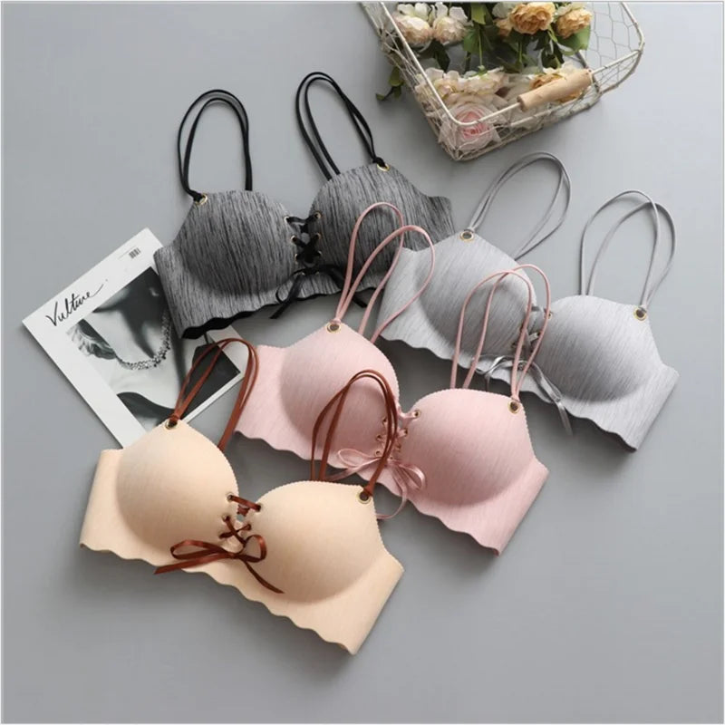 Sexy Women Super Push Up bras Sexy seamless women's underwear Wire Free Female bralette beauty back lingerie Ladies Brassiere
