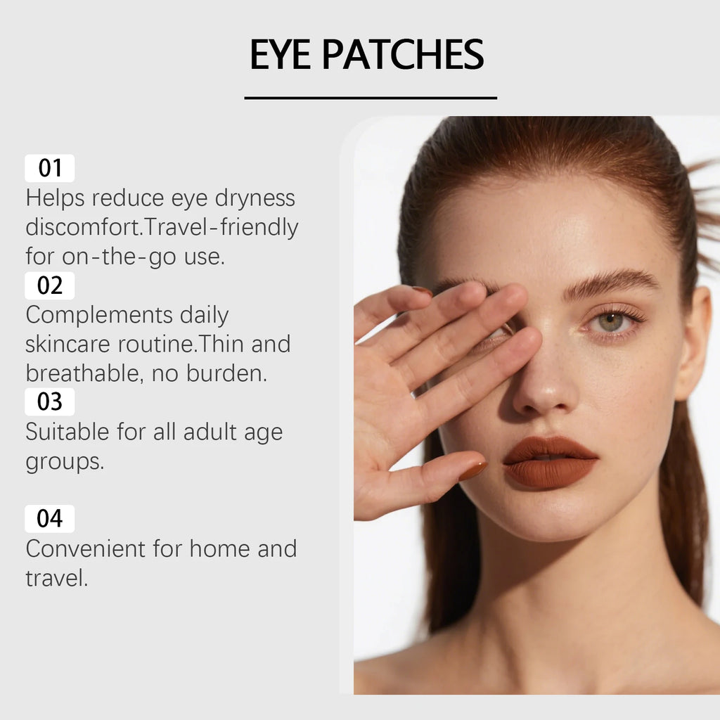 Cooling Eye Patches for Tired Eyes Soothing Hydrating Eye Care Under Eye Gel Mask for Dark Circles Puffy Eyes Travel Friendly