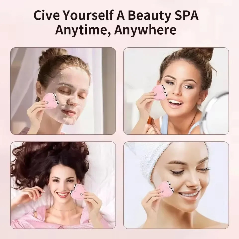 Facial Massager Microcurrent EMS Face Lifting Machine Roller Skin Tightening Rejuvenation Beauty Charging Facial Anti Wrinkle