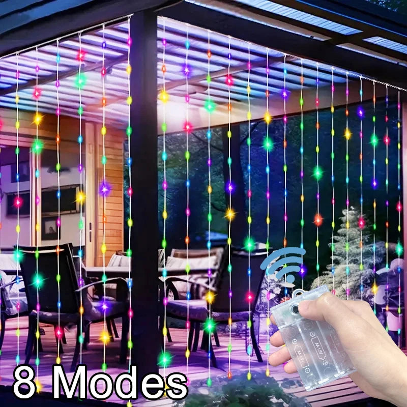 Battery Operated Fairy Lights 8 Lighting Modes - Romantic LED String Lights for Holiday, Celebration & Home Party Decor