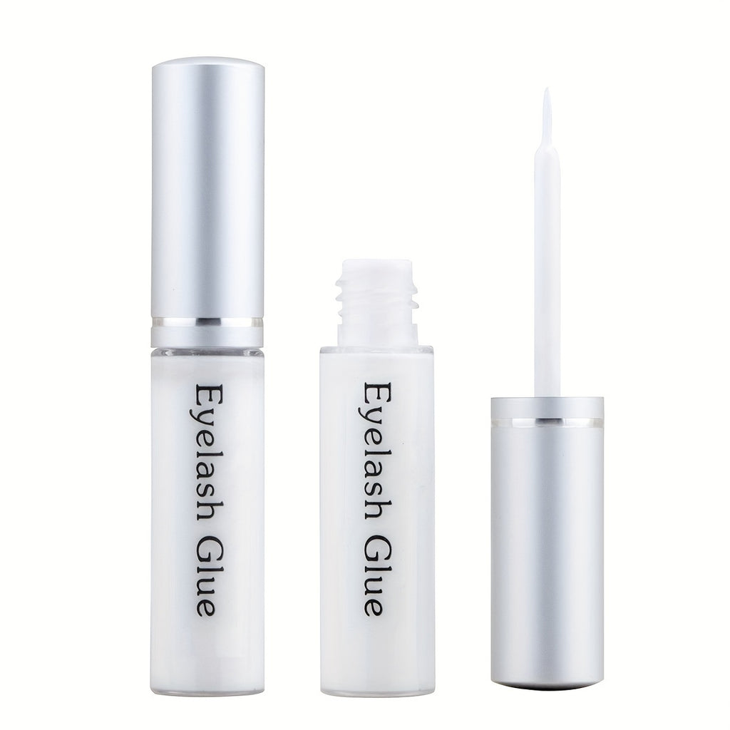 A42-b-b White Glue, 24 Hour Long Lasting, Eyelash Extension Adhesive, Liquid Unscented, Plastic Bottle Container, Professional Eyelash Glue for False Eyelashes
