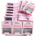 High Qulity Rita Individual False Eyelashes Extension Kit Curl Wispy Style, 12 Box Lashes with Glue&Bond Seal&Remover&Curler, Individual Lashes Makeup Kit
