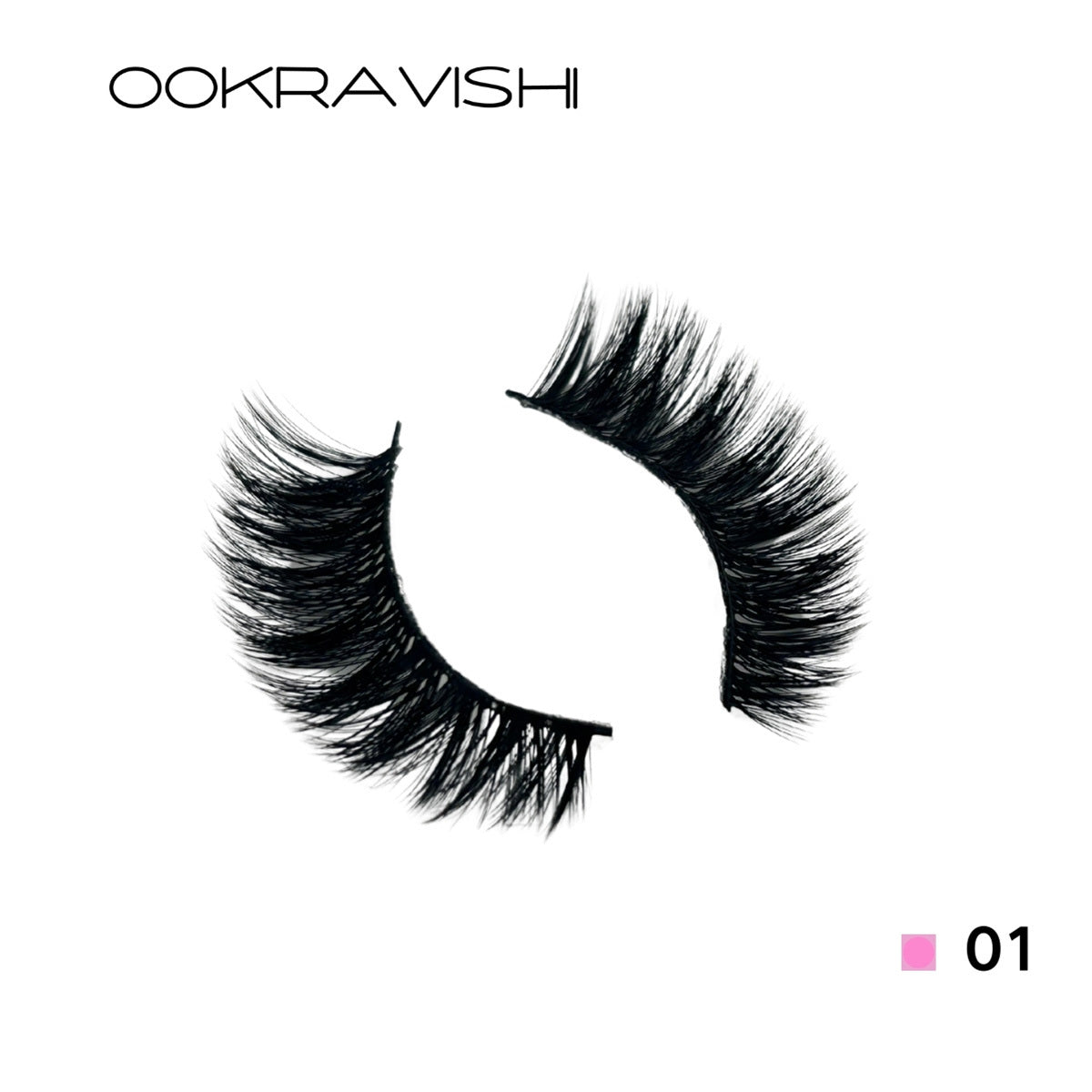 OOKRAVISHI 20 pairs two styles of thick natural false eyelashes Lightweight Makeup