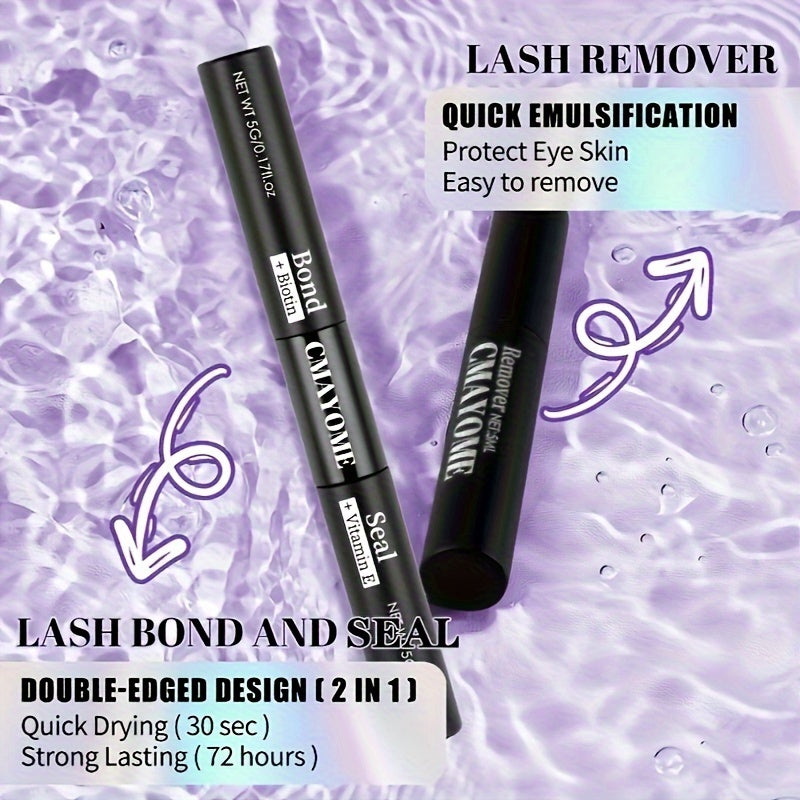228/240pcs, Large Capacity False Eyelashes Gift Box, DIY-Lash-Extension-Kit, Lash Clusters With Lash Bond And Seal, Lash Glue Remover, Lash Applicator Super Thin Band & Soft